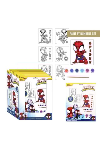 Coffret de papelaria para colorir Homem-Aranha Os Vingadores Marvel - 13 peças - Branco