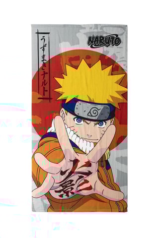 Toalha de praia Naruto Cinzento