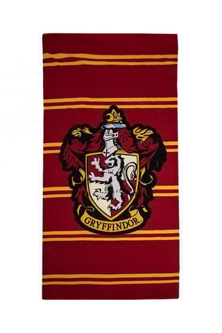 Toalha de banho grande Gryffindor Harry Potter - Vermelho e amarelo - 90 x 180 cm
