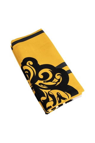 Toalha de banho grande Hufflepuff Harry Potter - Amarelo e preto - 90 x 180 cm