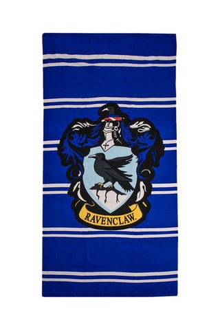 Toalha de banho grande Ravenclaw Harry Potter - Azul e cinzento - 90 x 180 cm