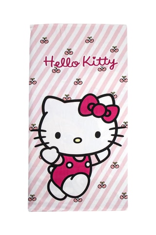 Toalha Hello Kitty Sanrio - Rosa - 70 x 140 cm