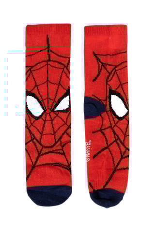 4 pares de meias Homem-Aranha Vingadores Marvel - Multicor