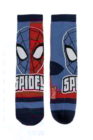 4 pares de meias Homem-Aranha Vingadores Marvel - Multicor