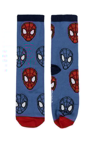 4 pares de meias Homem-Aranha Vingadores Marvel - Multicor