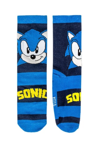 4 pares de meias Sonic - Multicor