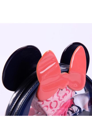 5 pares de meias Minnie Disney - Rosa e branco