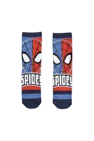 3 pares de meias Homem-Aranha Os Vingadores Marvel - Multicolor
