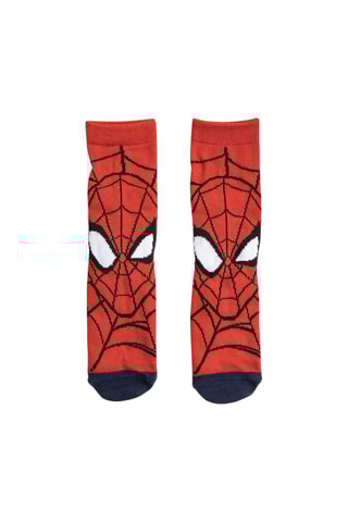 3 pares de meias Homem-Aranha Os Vingadores Marvel - Multicolor
