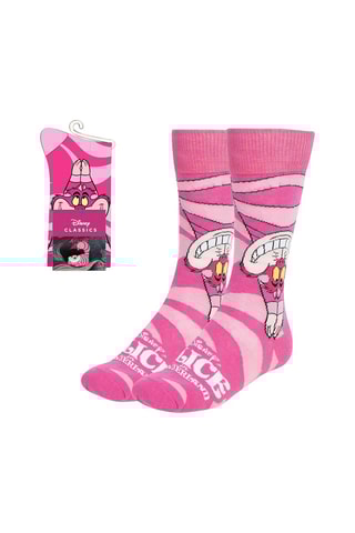 Meias Gato de Cheshire Alice no País das Maravilhas Disney - Multicor