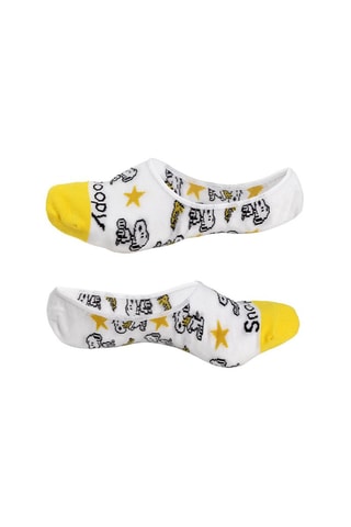 3 pares de meias curtas Snoopy Branco