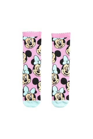 3 pares de meias Minnie Disney - Multicolor