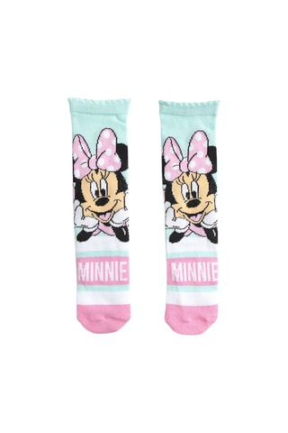 3 pares de meias Minnie Disney - Multicolor