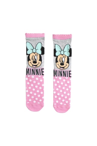 3 pares de meias Minnie Disney - Multicolor