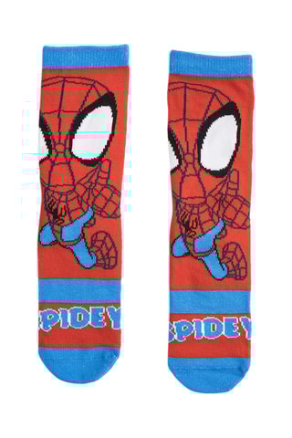 3 pares de meias Vingadores Marvel - Vermelho, azul-cobalto e verde