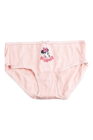 5 cuecas Minnie e amigos Disney - Rosa e branco