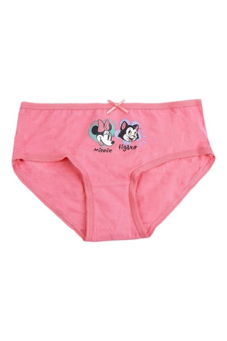 3 cuecas Minnie e amigos Disney - Rosa e branco