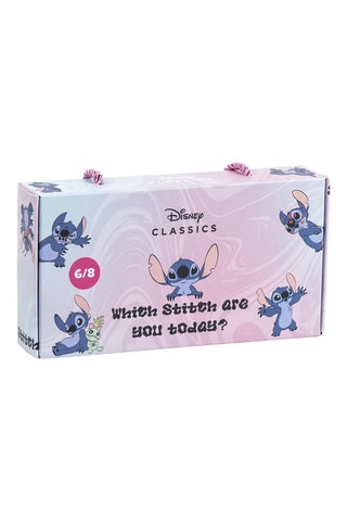 5 cuecas Stitch Lilo e Stitch Disney - Azul-celeste e branco