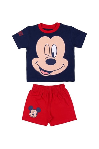 Pijama Mickey Disney   Azul-marinho e vermelho