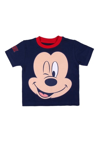 Pijama Mickey Disney   Azul-marinho e vermelho