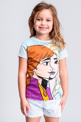 Pijama Frozen 2 Disney - Azul-celeste