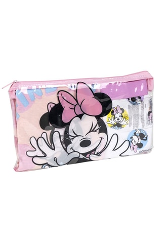 Pijama e bolsa de transporte Minnie Disney Rosa e branco