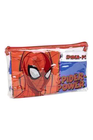 Pijama e pochete de transporte Homem-Aranha Os Vingadores Marvel - Azul e vermelho