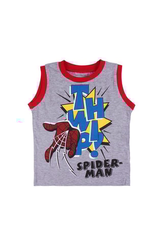 Pijama Homem-Aranha Os Vingadores Marvel  Cinzento mesclado e vermelho