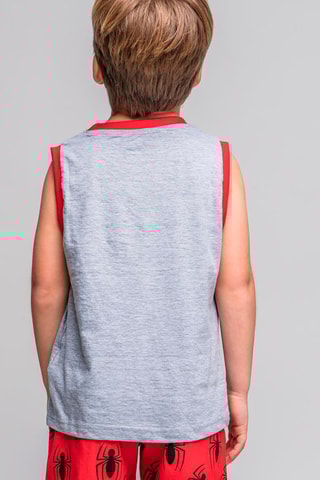 Pijama Homem-Aranha Os Vingadores Marvel  Cinzento mesclado e vermelho