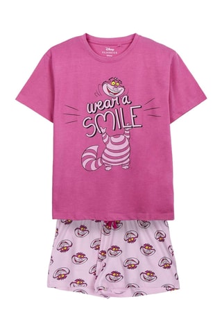 Pijama Alice no país das maravilhas Disney - Fúcsia