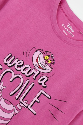 Pijama Alice no país das maravilhas Disney - Fúcsia