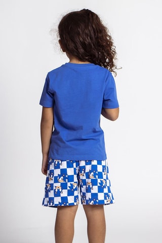 Pijama Sonic Azul-elétrico e branco