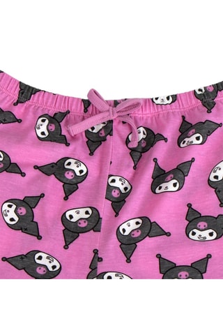Pijama Kuromi Hello Kitty Sanrio - Cinzento-escuro e rosa