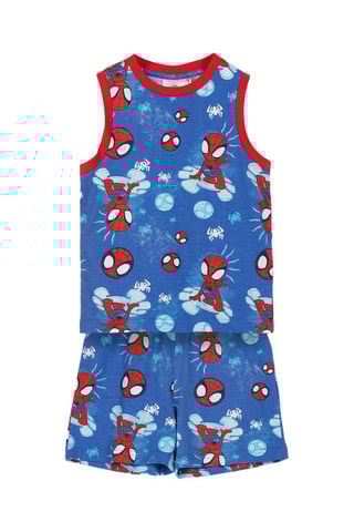 Pijama Spidey e os seus amigos extraordinários Marvel - Azul-real
