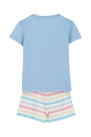 Pijama Elsa Frozen Disney - Azul-celeste