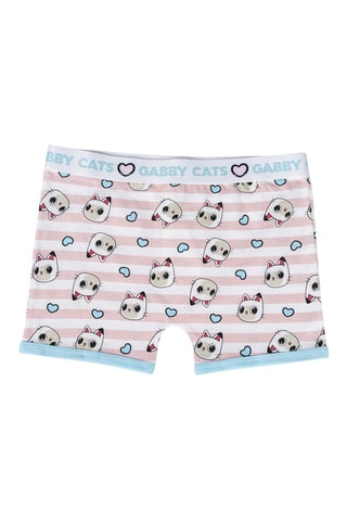 Pijama e estojo de transporte Gabby e a Casa Mágica - Branco e rosa