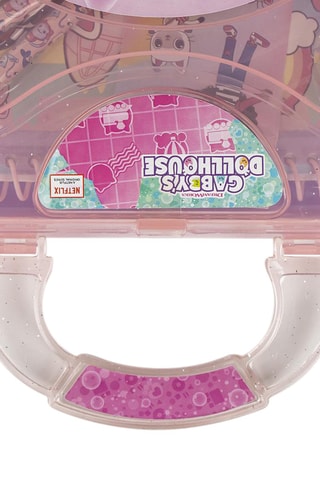 Maleta de colorir Gabby e a Maison Magique - 10 peças - Rosa