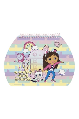 Maleta de colorir Gabby e a Maison Magique - 10 peças - Rosa