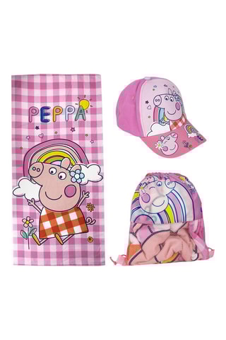 Conjunto 3 peças Porquinha Peppa - Rosa