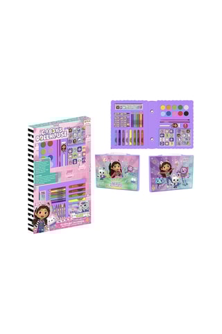 Maleta de colorir Gabby e a Casa Mágica - 53 peças