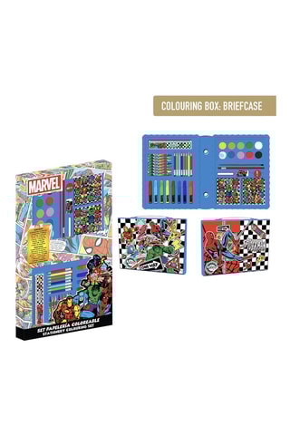 Maleta de colorir Spiderman Anvengers Marvel - Vermelho e preto