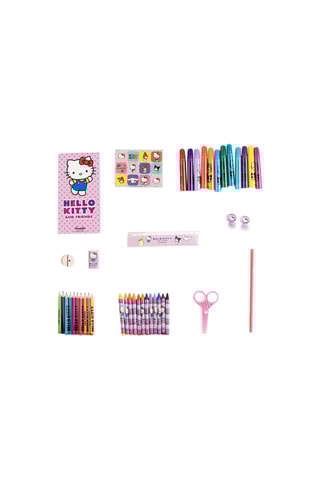 Maleta de colorir Hello Kitty Sanrio - 43 peças