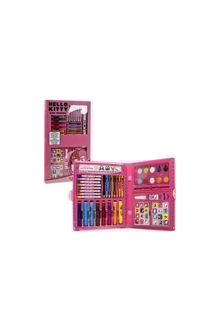 Conjunto de papelaria Hello Kitty - Rosa