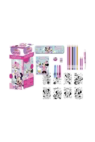 Conjunto para colorir Minnie e Daisy Disney - Rosa