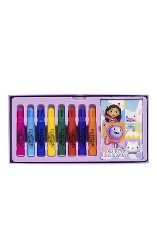 Mala de colorir Gabby e a Casa Mágica - 42 peças - Malva