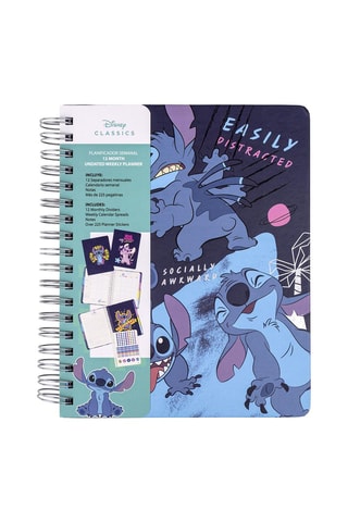 Agenda semanal Lilo et Stitch Disney Verde e azul-marinho