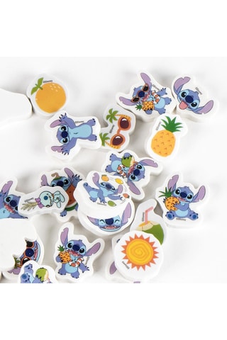 25 borrachas Lilo e Stitch Disney - Azul e laranja