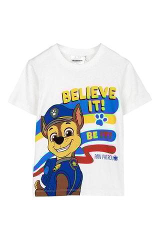 T-shirt Chase Patrulha Pata - Branco