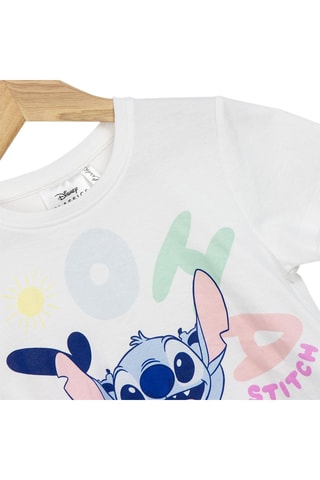 T-shirt Stitch Lilo e Stitch Disney - Branco