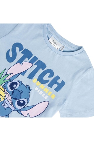 T-shirt e calções Stitch Lilo e Stitch Disney - Azul